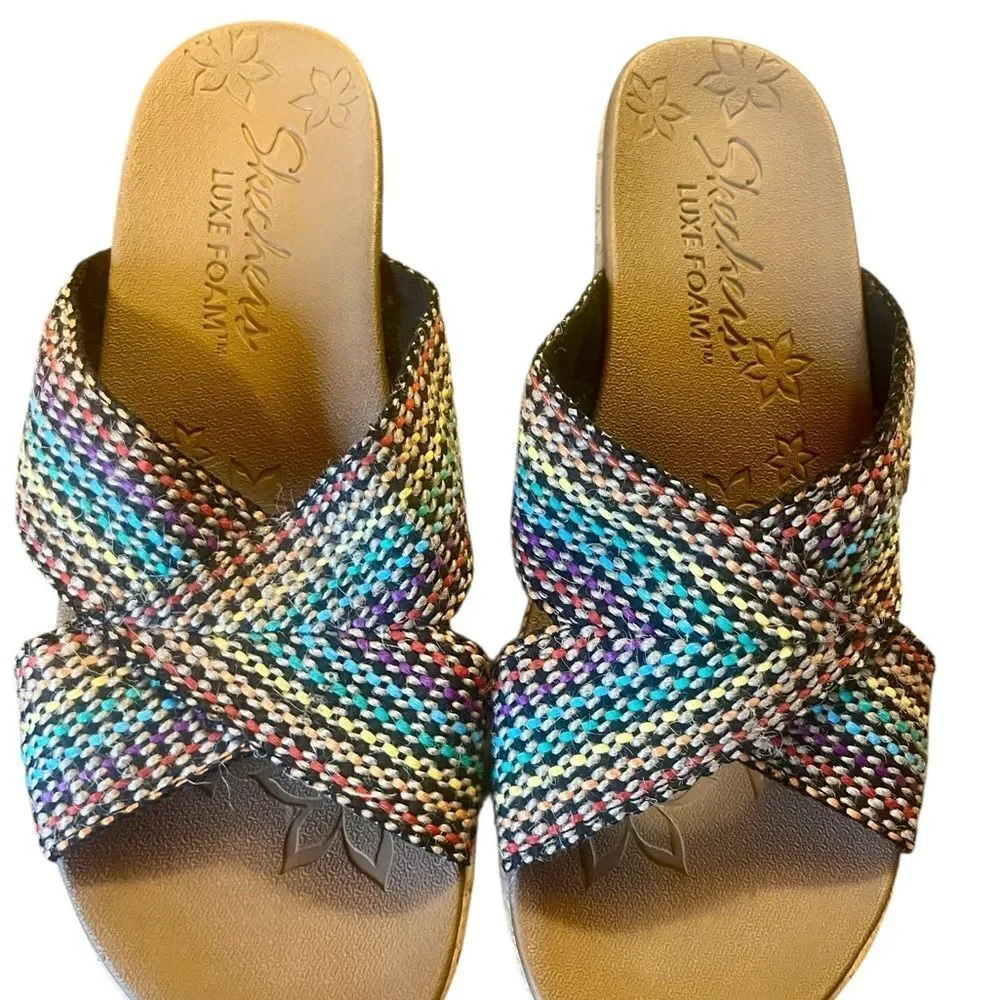 Skechers slip on Wedge Sandals - Picture 2 of 5